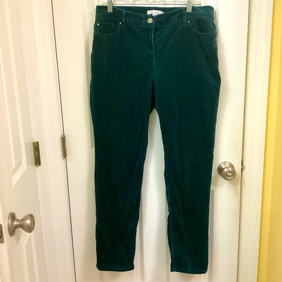 Chico Green cords, size 2 which is a 10, cropped - Picture 1 of 5